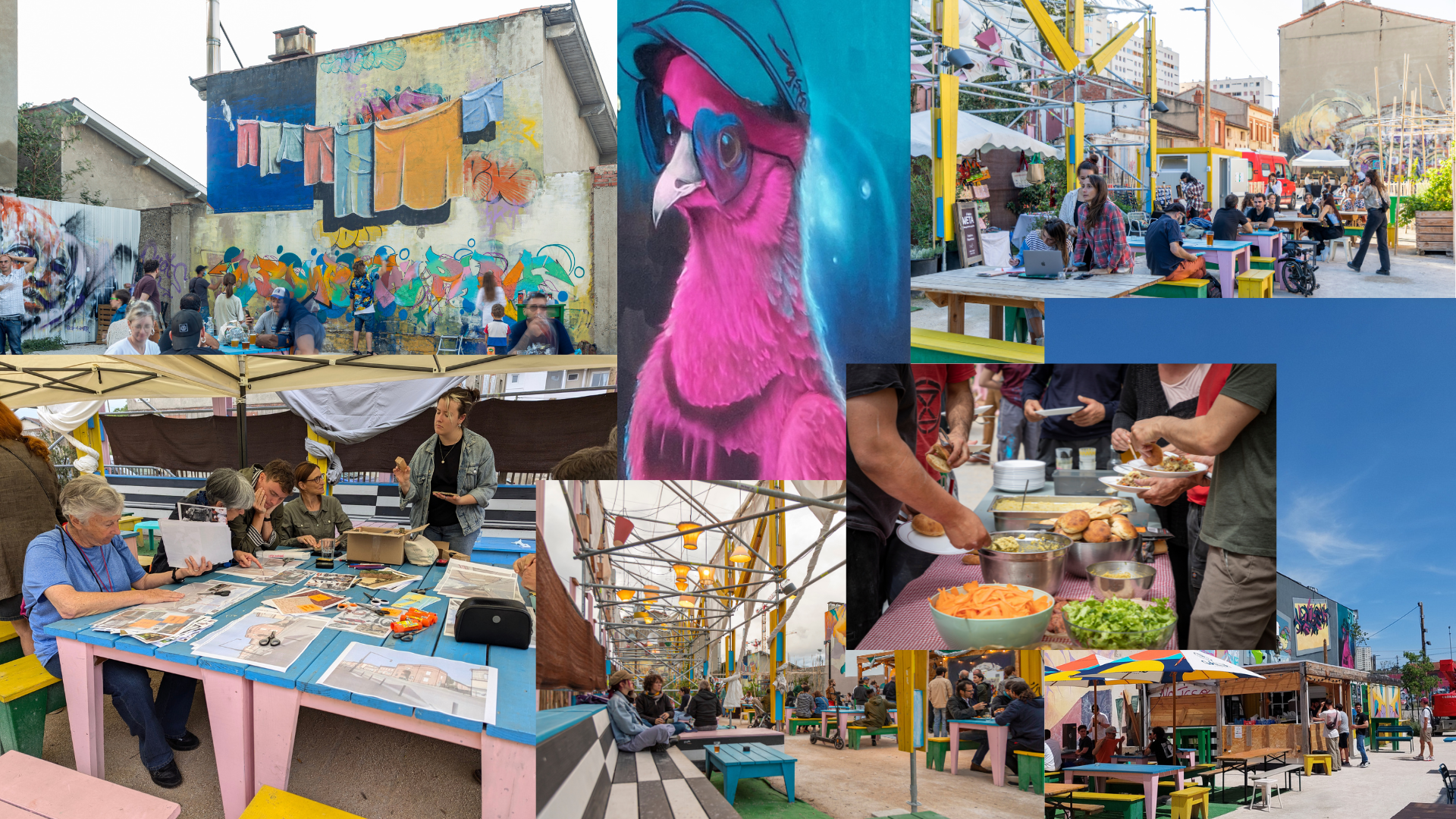 Collage photos de Place Commune