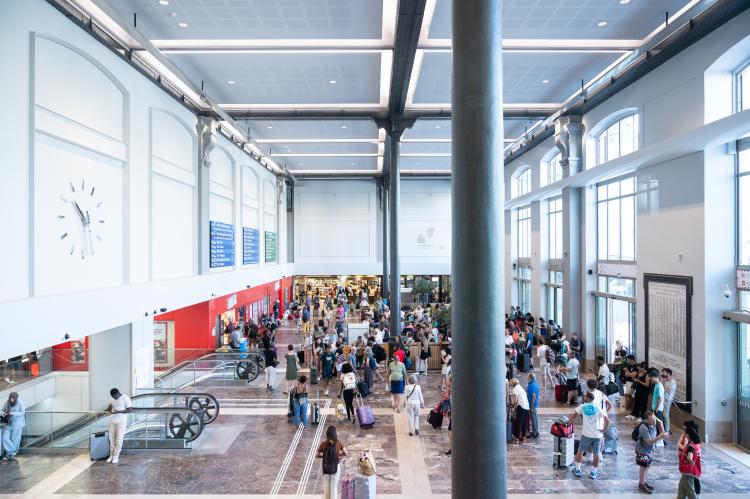 Intérieur Gare rénovée